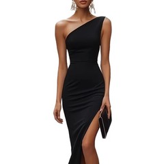 Womens Black Dress Sizes S-2XL Free Shipping