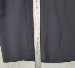Amanda Smith Dress Lined Black Sheath Knee Length Lattice Back Women&rsquo;s Size 12