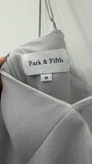 NEW Park & Fifth Jupiter Maxi Side Slit Bridesmaid Dress in Lavender Grey