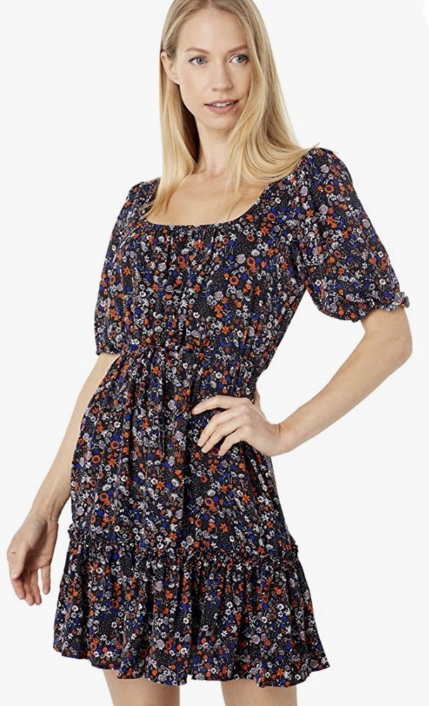 BCBGeneration Printed A-Line Dress – Nightfall, Size 2, NWT, $108