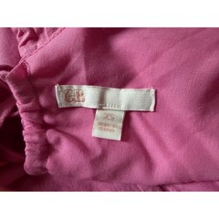 GB Pink coquette linen midi dress Blend Open Back Puff Sleeve GB7991XES Womens