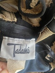 Vintage 1990s Tadashi Mini Dress Womens Size XS Black Lace Chiffon