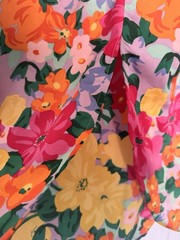 Vila Floral Midi Dress Satin Style/Wedding Guest/Occasion/Party*EU 36 – UK 8