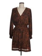 Becca Tilley x Bar III Women Brown Casual Dress M