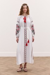 Ukrainian Embroidered Dress « Петриківська »
