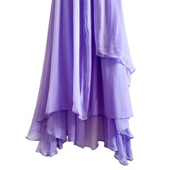 Retrofête Ina Silk Chiffon Maxi Dress Wisteria NWT Medium Wedding Guest Gala