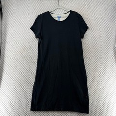 Horny Toad Black T-Shirt Dress Casual Short Sleeve Comfy Minimalist Womens L