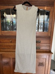 Comptoir de Cotonniers Paris Cos Pleats Column Midi Tank Dress Mint Green XS