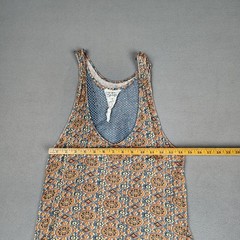 Free People One Mini Dress Women Small Blue Tank Boho Festival Flowy Lightweight