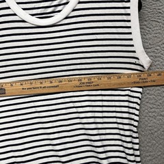 Frank & Eileen Dress Womens S Navy French Stripe Cory Muscle Tee Maxi Nautical