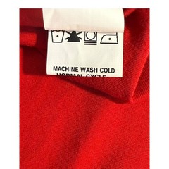 eShakti Red Navy Nautical Button Strap A Line Dress Size 0