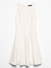 Banana Republic Fit &Flare A Line Dress NEW Ivory All Seasons/Occasions NEW 4-18