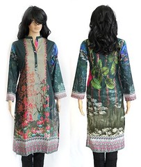 Women Fashion Shirt Indian Pakistani Dress Printed kurti Kameez – US Seller