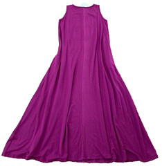 Milan Kiss Womens Tank Sleeveless Maxi Dress Sz S Purple Scoop Neck NWT