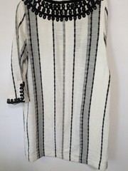 Soft Surroundings Boho Beachy Dress Sz M Embroidered Cottagecore Comfort Summer