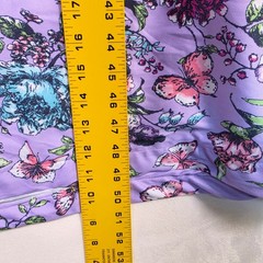 Anthony Richards MUMU Dress Womens 2X Purple Butterfly Floral Boho MuuMuu Midi