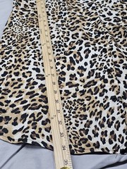 Ellison Button Up Leopard Print Oversized Dress Size Small