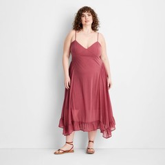 Women Flutter Hem Maxi Dress – Future Collective