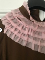 Vivetta vintage look flounces dress ruffles size 38 uk8