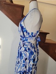Anthropologie Abel The Label Rumi Maxi Dress Open Back Medium EUC