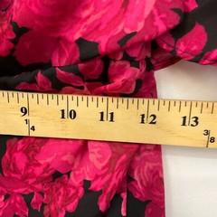 Moody Rosa Dress Womens Size S Red Black One Cold Shoulder Lined