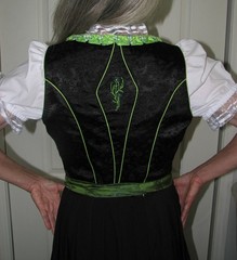 3 pcs SPIETH&WENSKY OKTOBERFEST DIRNDL Dress WOMEN&rsquo;S size 2-3 XS-S Apron Blouse