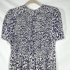 Baum Und Pferdgarten Silk Blend Maxi Dress EU36 US4 Smocked Leopard Cottage Core