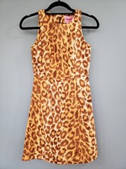 NEVER WORN SZ XXS Kate Spade Panthera Cheetah Sheath Dress Sleeveless leopard