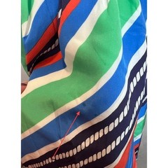 Lilly Pulitzer Bold Resort Wear Nautical Silk Stripe Halter Dress Playful Size S