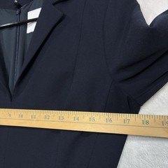 LK Bennett Frankie Fitted Dress 6 EU 38 Belted Long Sleeve Navy Modern NWT $400