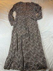 BARDOT Women&rsquo;s Long Sleeve Cocktail Dress Size 6 M Brown Floral Bohemian