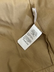 J.CREW NWT Pleated dress Chino A Line 6 Knee Length Honey Brown