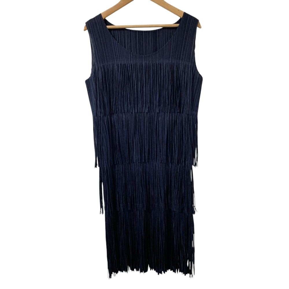Condition PLEATS PLEASE ISSEY MIYAKE Pleats Issey Miyake Fringe Sleeveless Dres