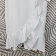 NEW Calvin Klein Sheath Dress 12 Career Party Cocktail Knee Length Evening White