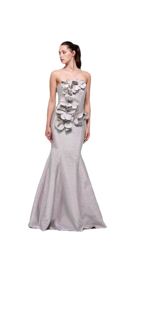 John Paul Ataker Strapless Mermaid Gown