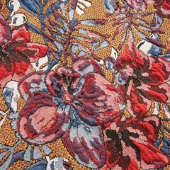 Urban Outfitters Floral Tapestry Mini Dress S Spaghetti Strap Square Neck Lined