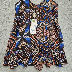 Show Me Your Mumu Bella Guatemala Trapeze Dress Womens XS Geometric NEW w/ Tag