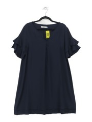0039 Italy A-Line Midi Dress M in Black