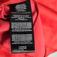 bebe Y2k Red Strapless Pixie Dress Pleated Ruched Bodycon Mini Small Origami