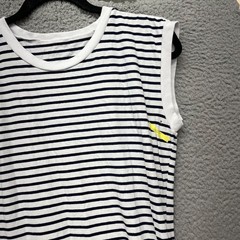 Frank & Eileen Dress Womens S Navy French Stripe Cory Muscle Tee Maxi Nautical
