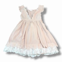 Liz Lisa Pink Embroidered Lace Dress Ruffle Kawaii Hime Gyaru Japan Size 0