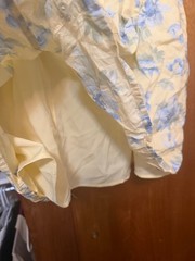 Hollister Sofia Button Front Mini Dress Yellow Floral XL Petite