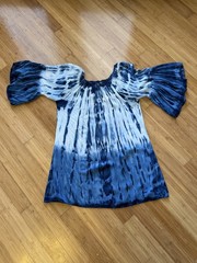 Bohemian Chic Tie-Dye Shirt Dress – Women&rsquo;s Size Large