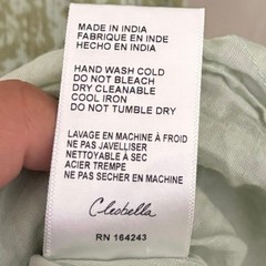 Cleobella 100% Cotton Green Rainforest Brinley Mini Dress Size XS