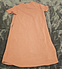 Dress Pink Sandwash Short Sleeve Super Soft Women&rsquo;s Size XS By Member&rsquo;s Mark