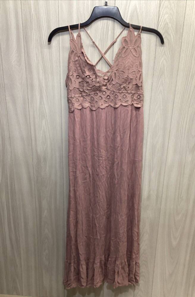 RUE 21 Women&rsquo;s (Size L) Sleeveless V-Neck Accent Chest Dress Adjustable Strap