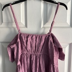 Umgee Size Large Sleeveless Bow Dress NWT P2P 17-20 Purple