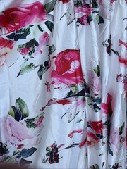 Woman’s Satin Style Strapless High Low Dress Size 2XL