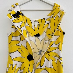 Ronni Nicole Sleeveless Floral Spring Summer Mini Dress Resort Preppy Yellow 12