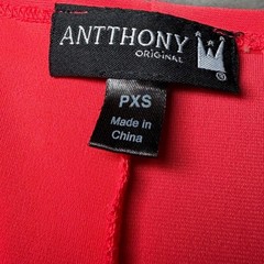 Antthony Original Womens Size PXS Petite Dress Coral Pink V-Neck Midi Business